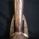 Pair of Jugendstil vases in copper and brass, German mark GBN