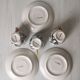 Coffee service African porcelain décor from Limoges