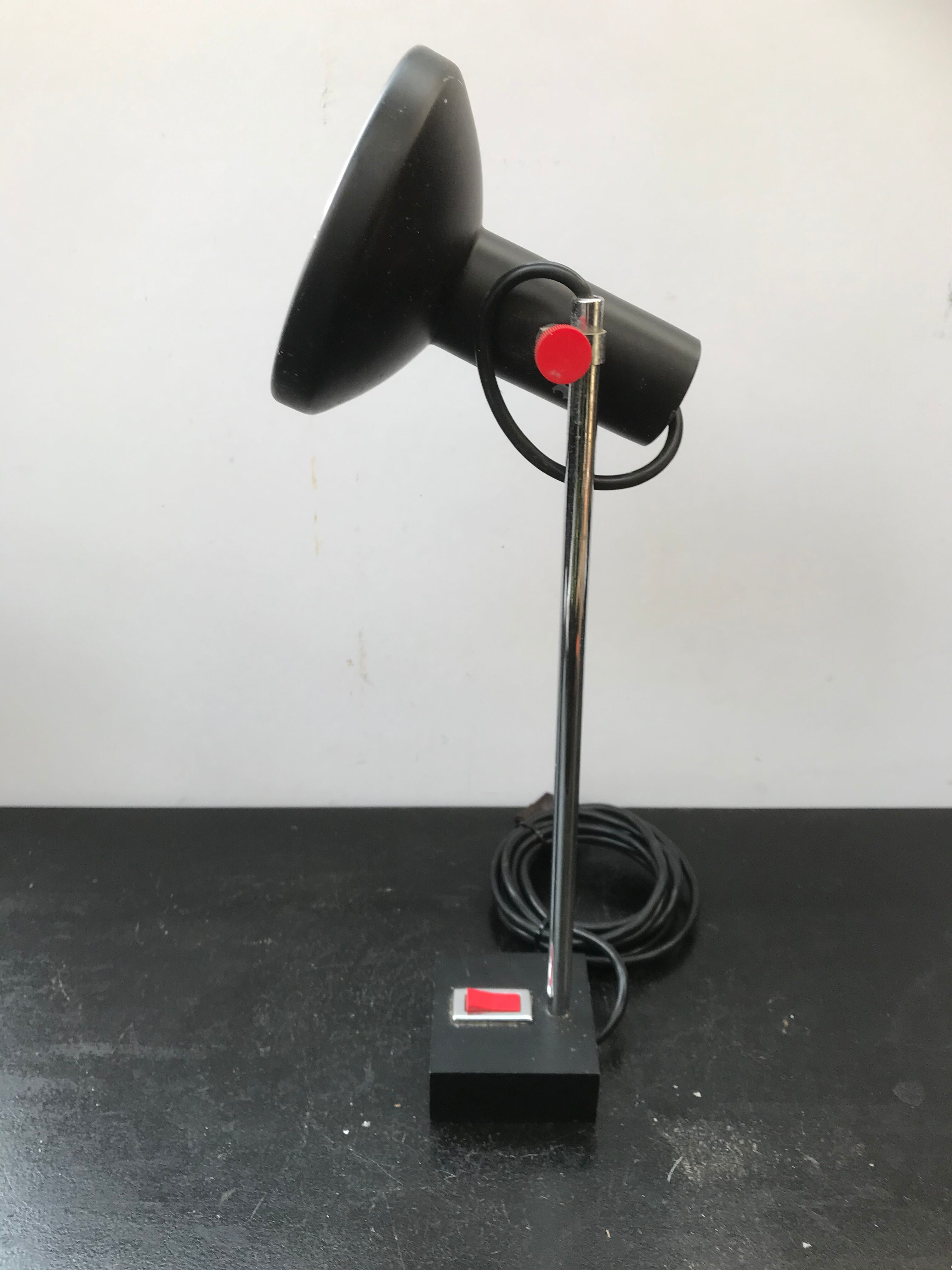 Spot Industrial Office Lamp Orientable Black Vintage