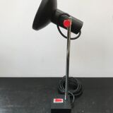 Lampe de bureau industrielle spot orientable noir vintage