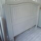 Headboard 160 art deco gray pearl