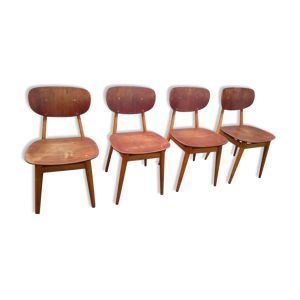 Set de 4 chaises de salon