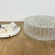Vintage Glass Wall Or Ceiling Light, 1970s