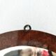 Oval Wall Mirror with a Beech Frame, Italy