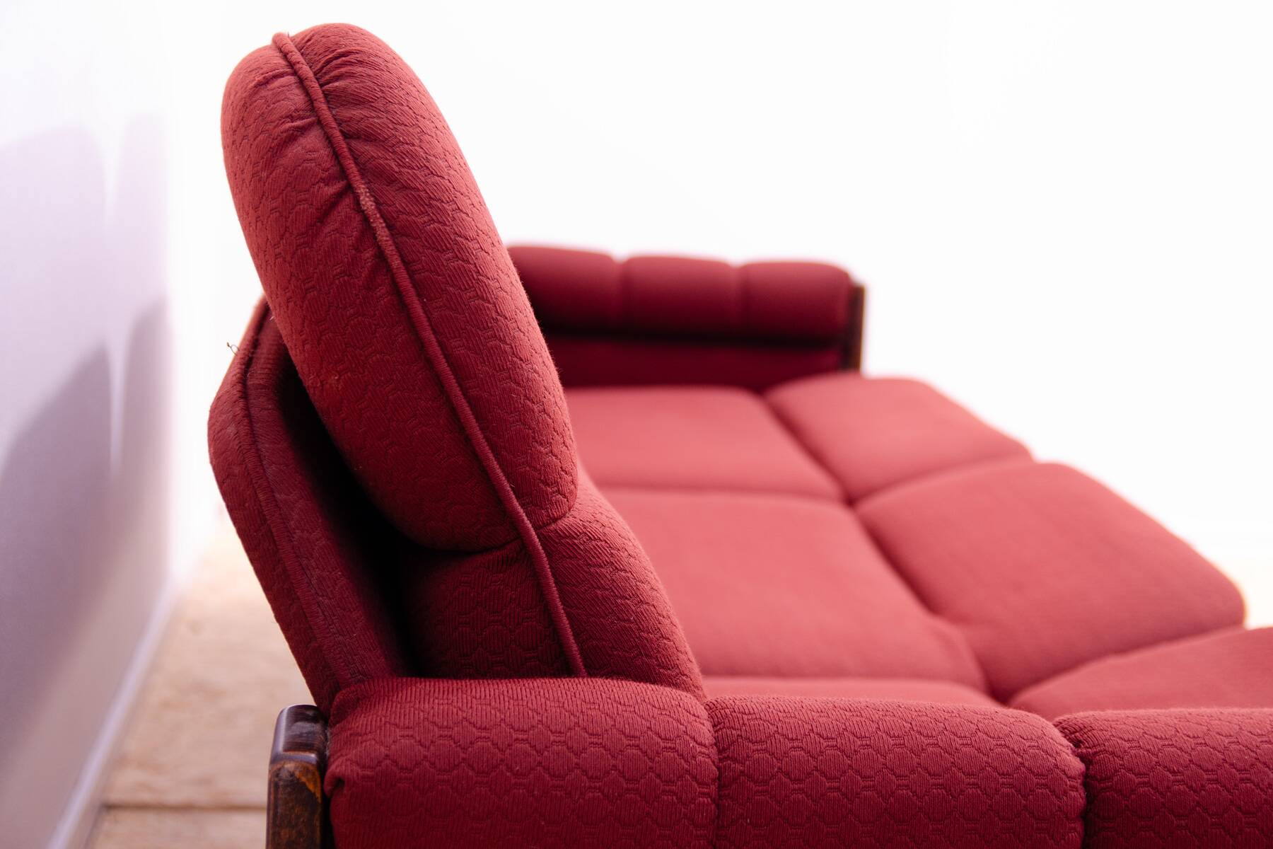 Canapé lounge trois places vintage de style scandinave, 1970