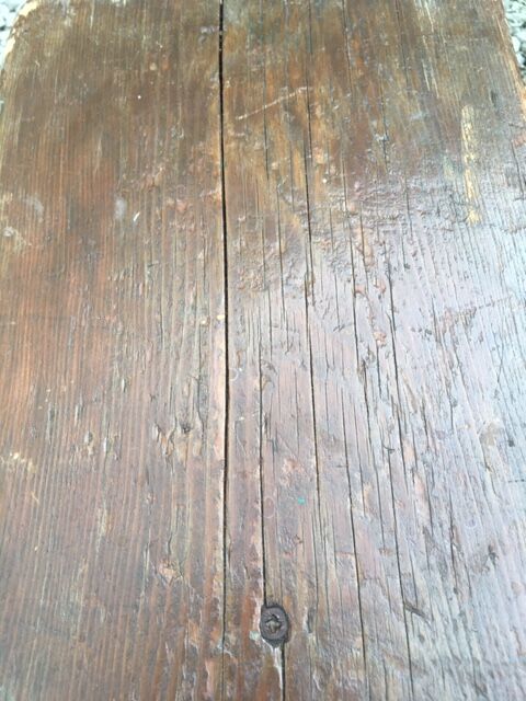 lot of 10 '30s bistro benches in pretty pattine fir