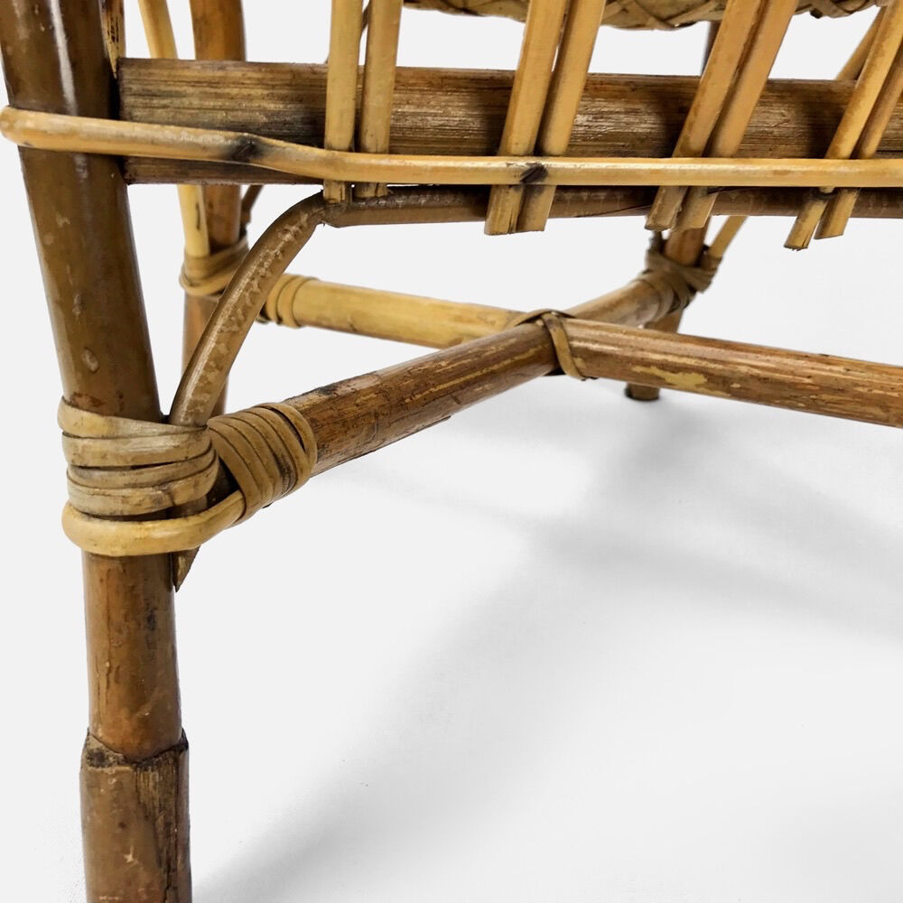 Children's rattan armchair