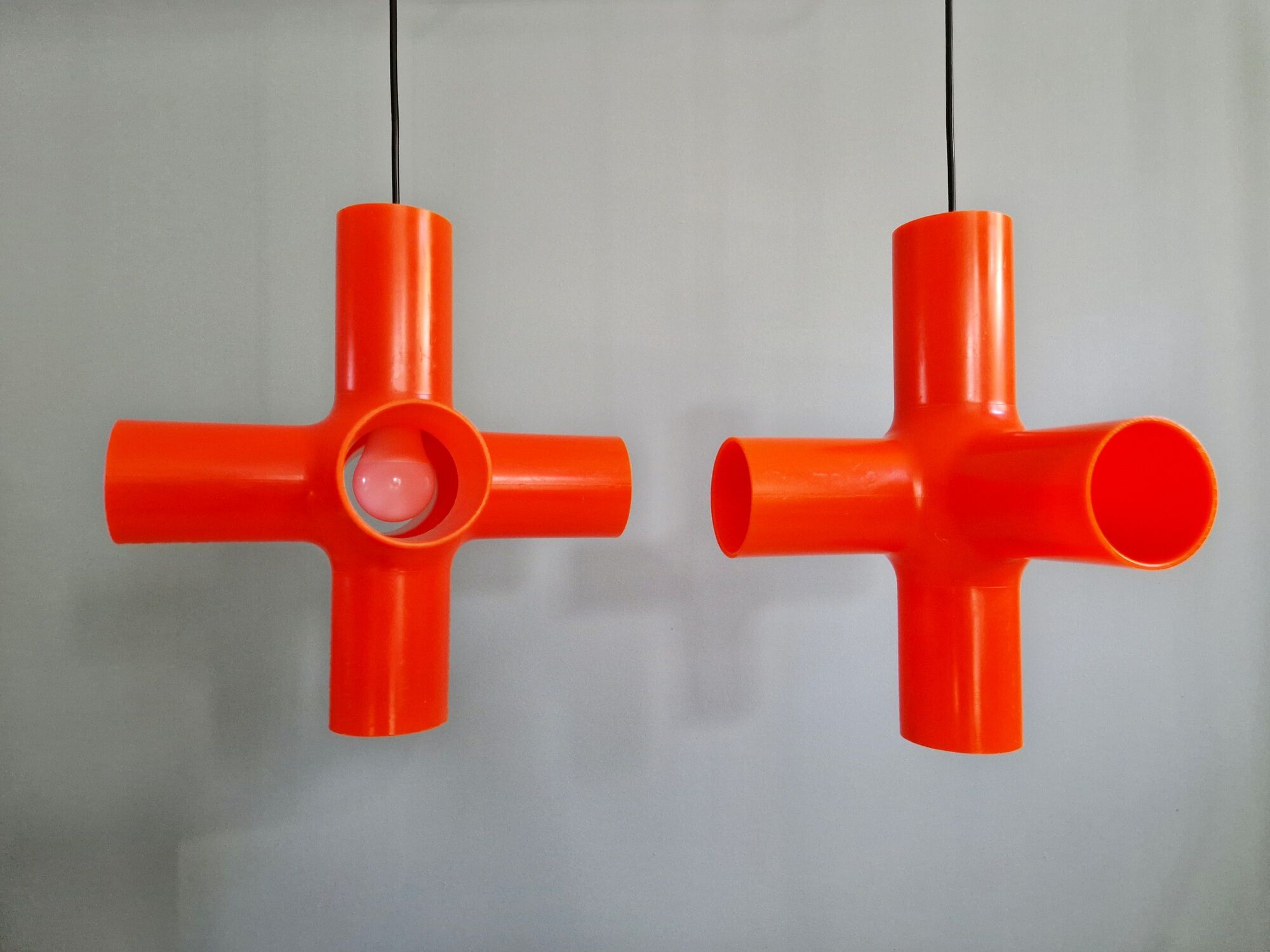 Suspension Crosslight orange, Jan Melis & Ben Oostrum, Dark (Belgium)