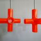 Suspension Crosslight orange, Jan Melis & Ben Oostrum, Dark (Belgium)