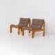 Paire de fauteuils "Neapel" en pin