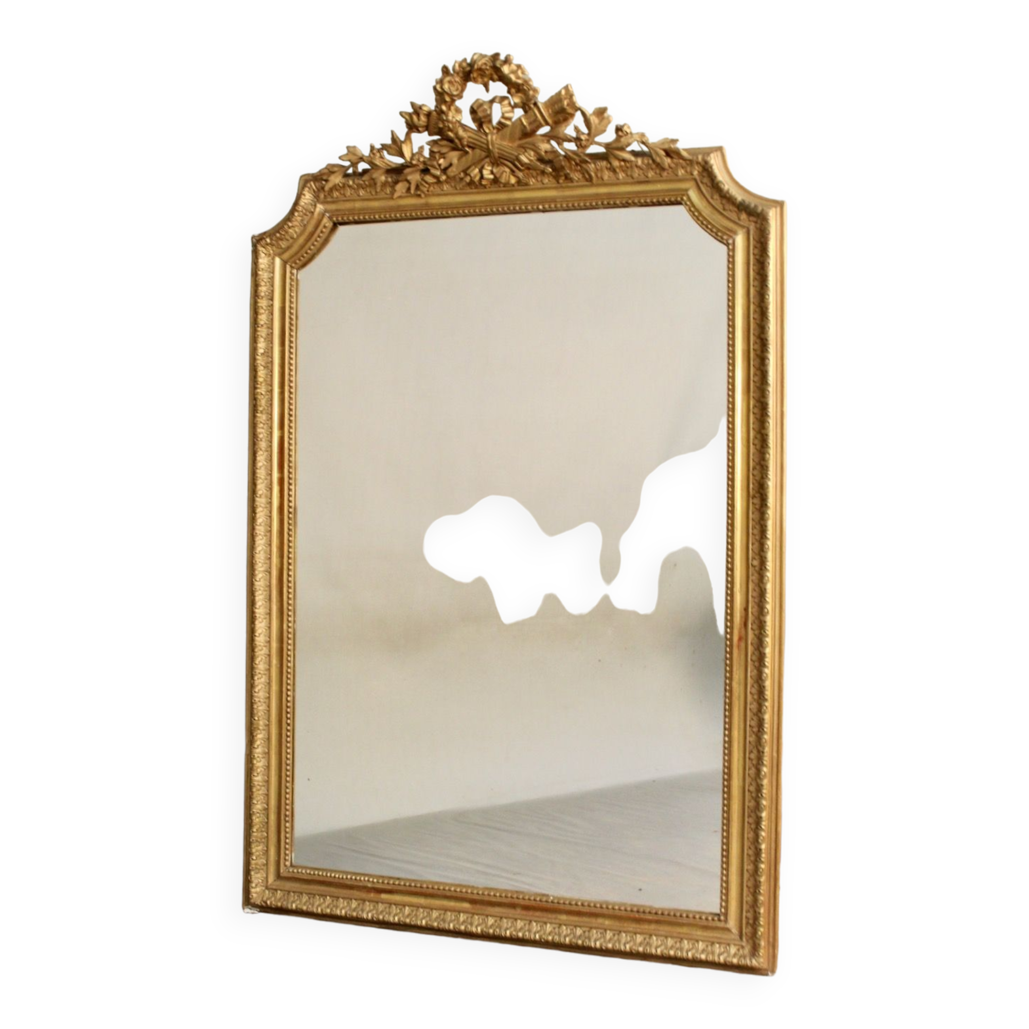 Golden Mirror with Fronton