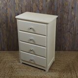 Wooden semainier, off-white