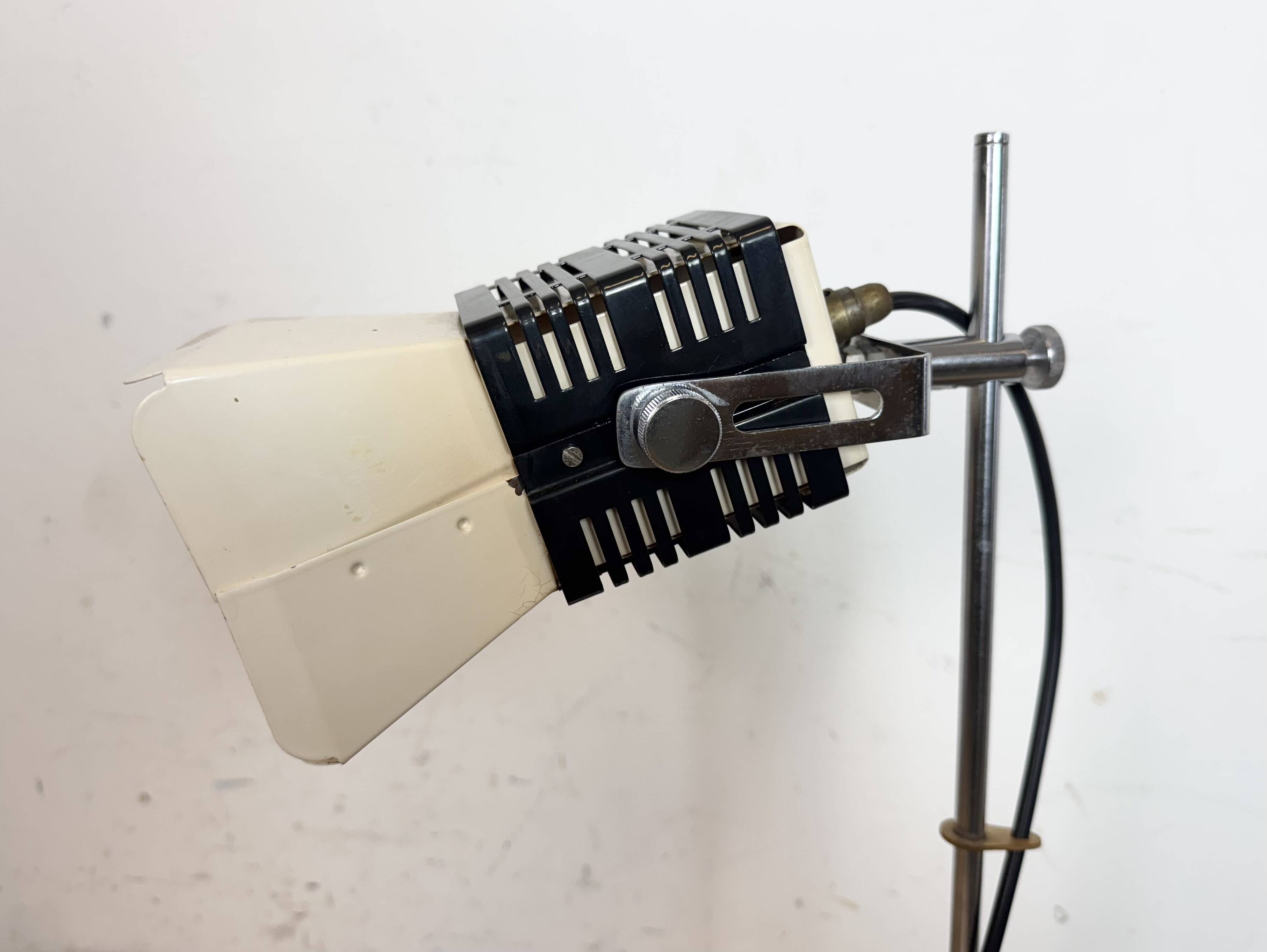 Vintage Beige Table Lamp , 1970s