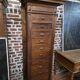 11-drawer solid oak craft cabinet