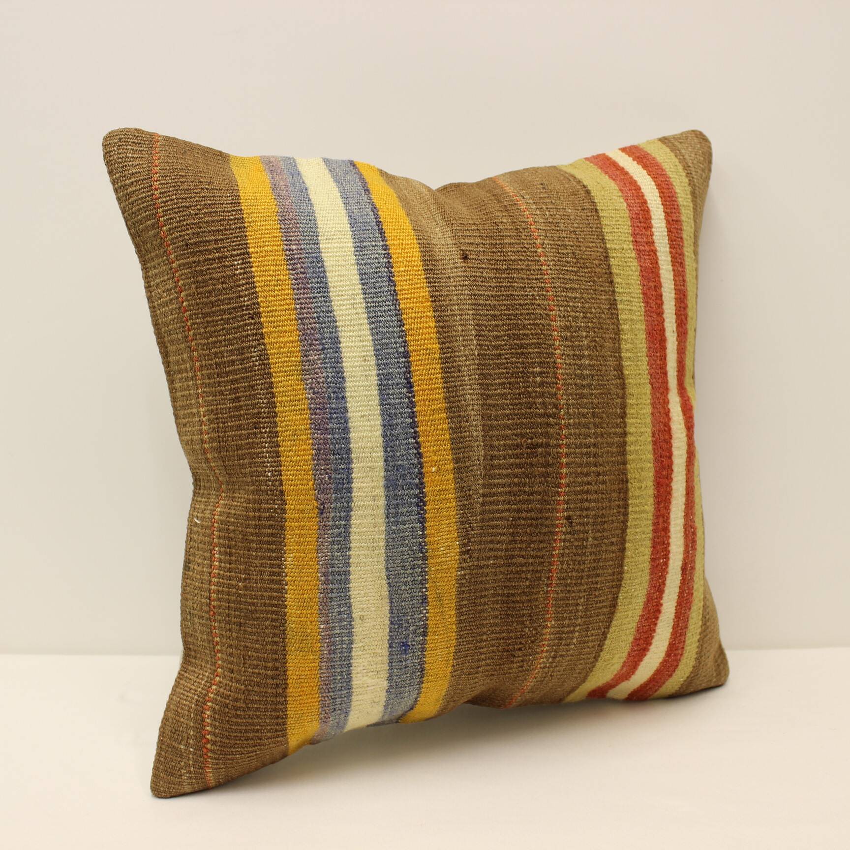 Coussin kilim turc, 40x40 cm