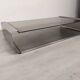 Stainless steel coffee table design Roche Bobois