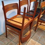 Set of 5 Scandinavian chairs Korup Stolefabrik, Denmark, 1960s