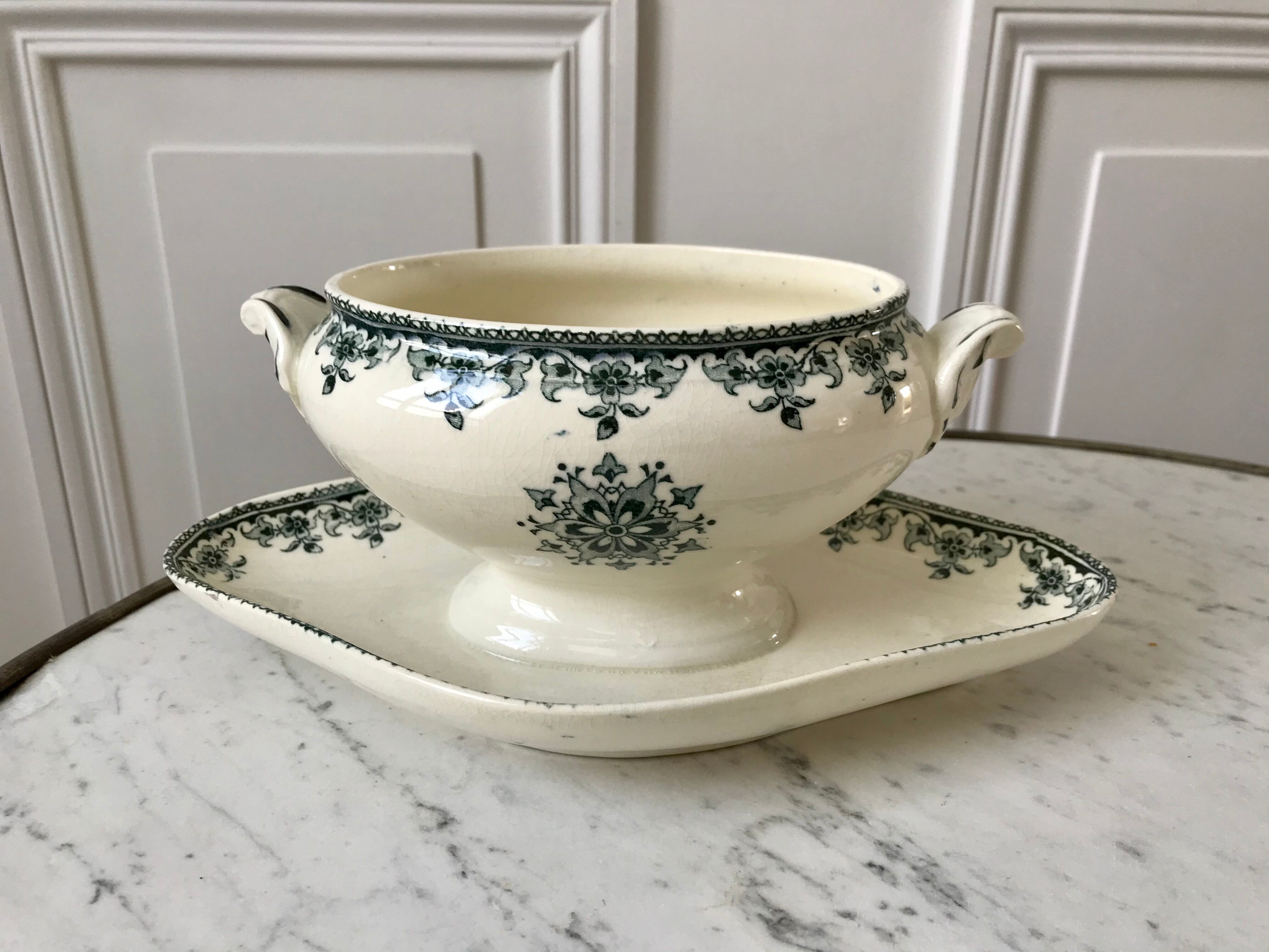 Saucière HBMC model "Gagny" late nineteenth