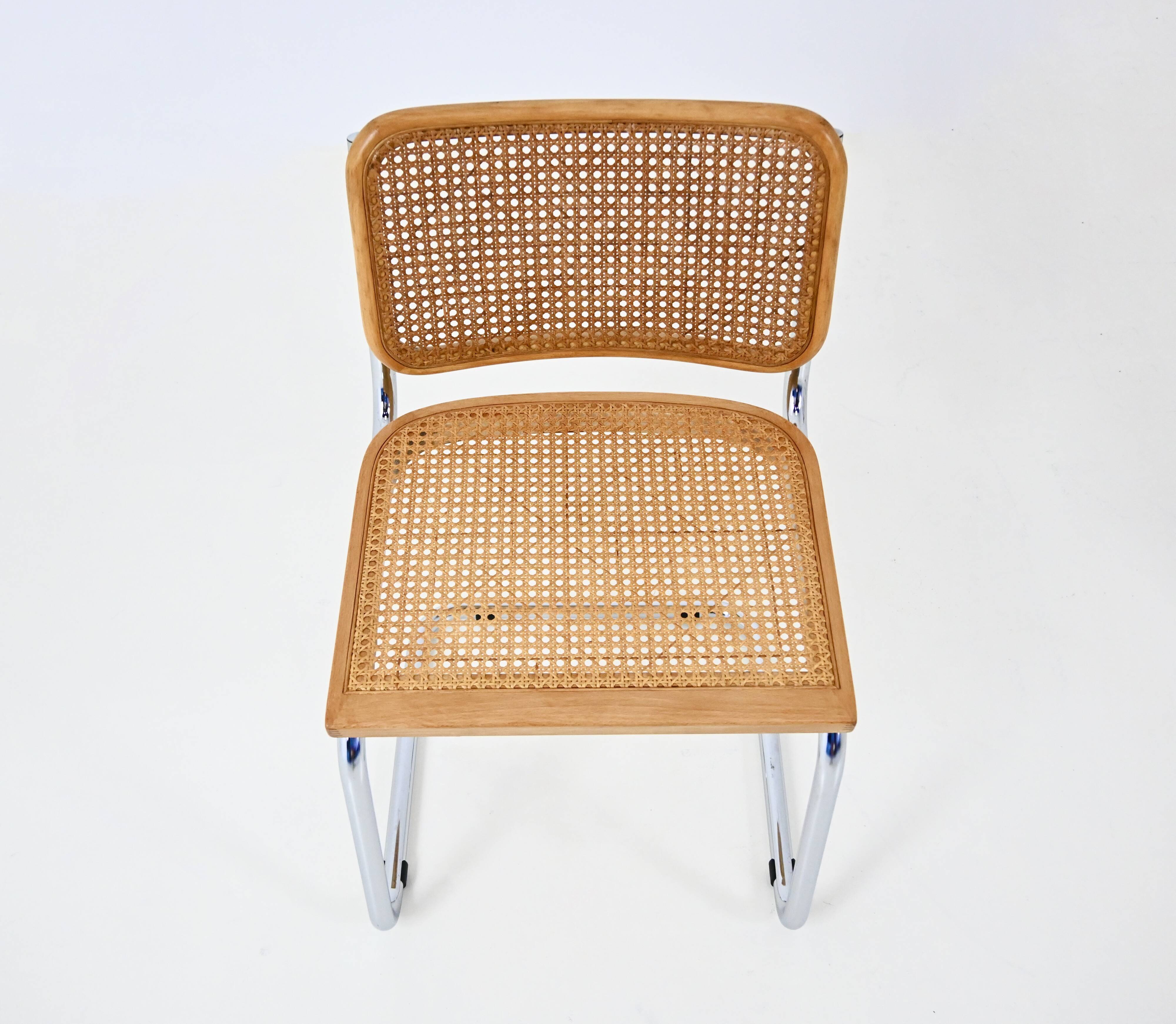 Set of 4 dining chairs Style B32 by Marcel Breuer
