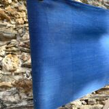 Folding canvas armchair by the sea La Baule 1960s