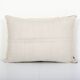 Vintage Organic Wool Turkish Lumbar Pillow Cover, Oblong Ethnic Boho Pillowcase 16" x 24"
