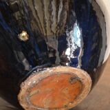 Flamed amphora vase