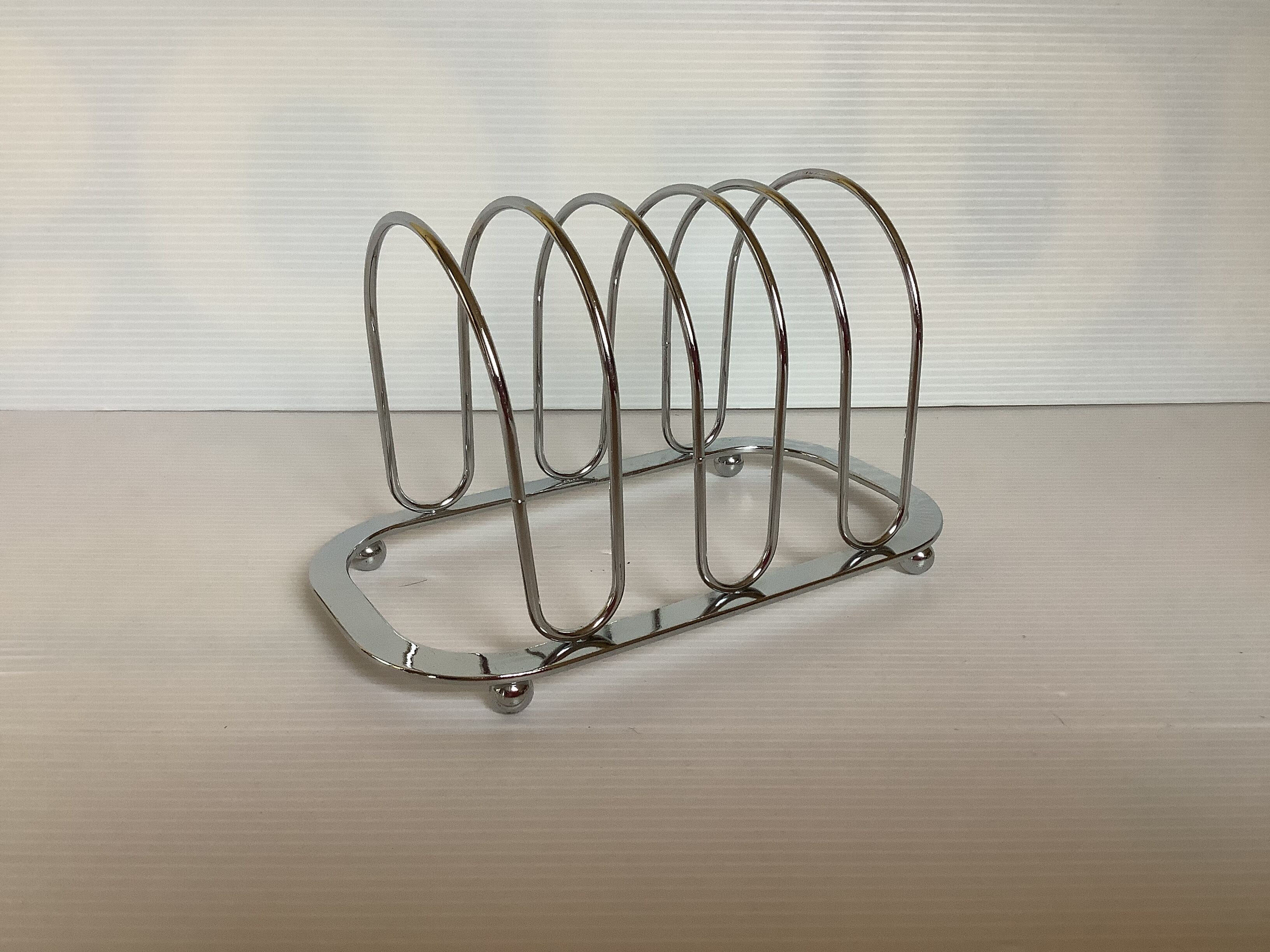 Toast door chrome metal feet balls
