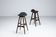 Tabourets de bar "OD61" d'Erik Buch, Oddense Mobler, Danemark, 1965.
