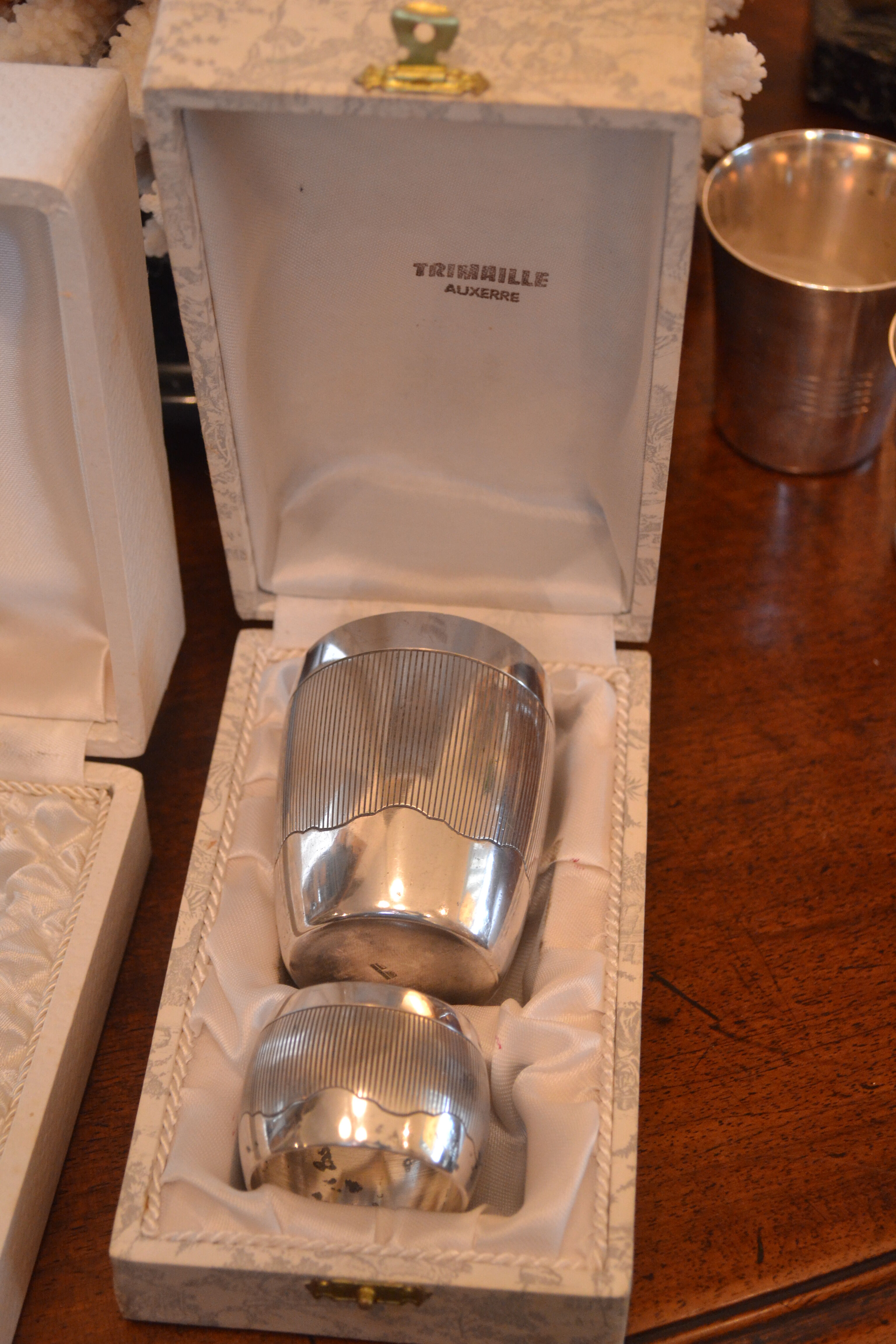 Timbale and serviette rond