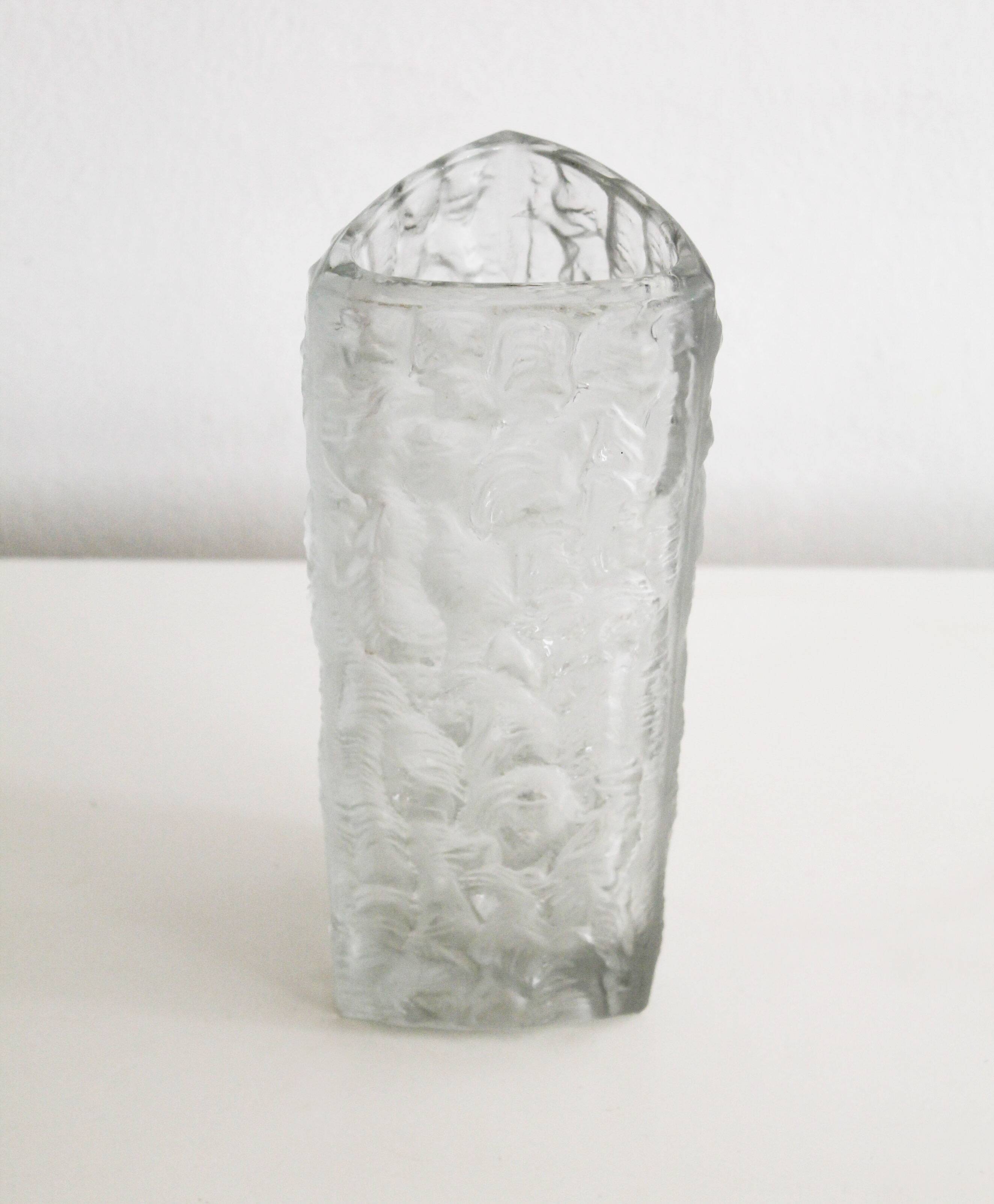 1960's Flower Vase by Vladislav Urban for Rosice Glasswork