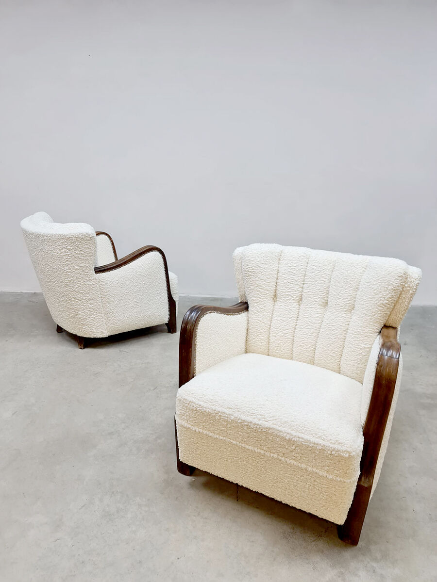 Art Deco armchairs lounge chairs