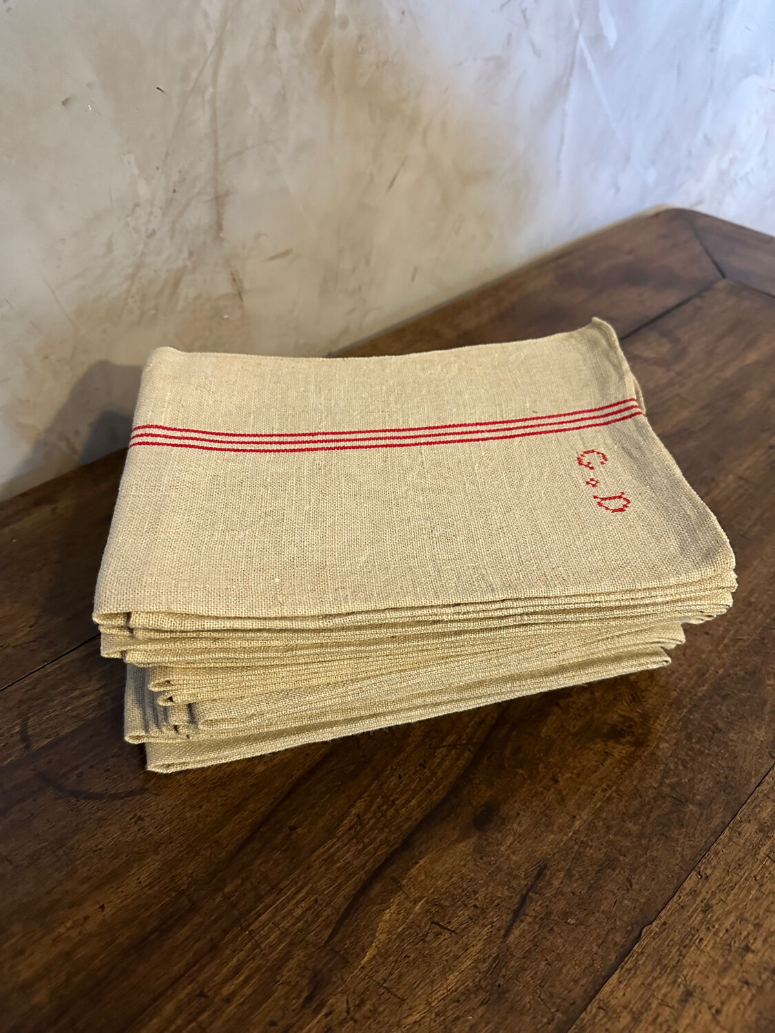 Set of 12 tea towels