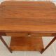 Chic 1930s Art Deco wooden pedestal table