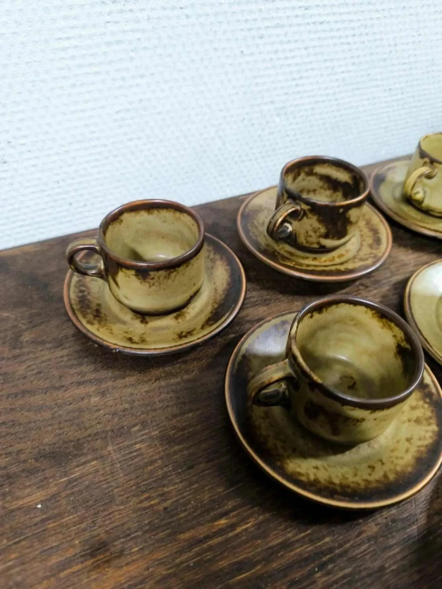 Set of 6 cups and saucers Langenthal