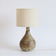 Lampe en grès signée
