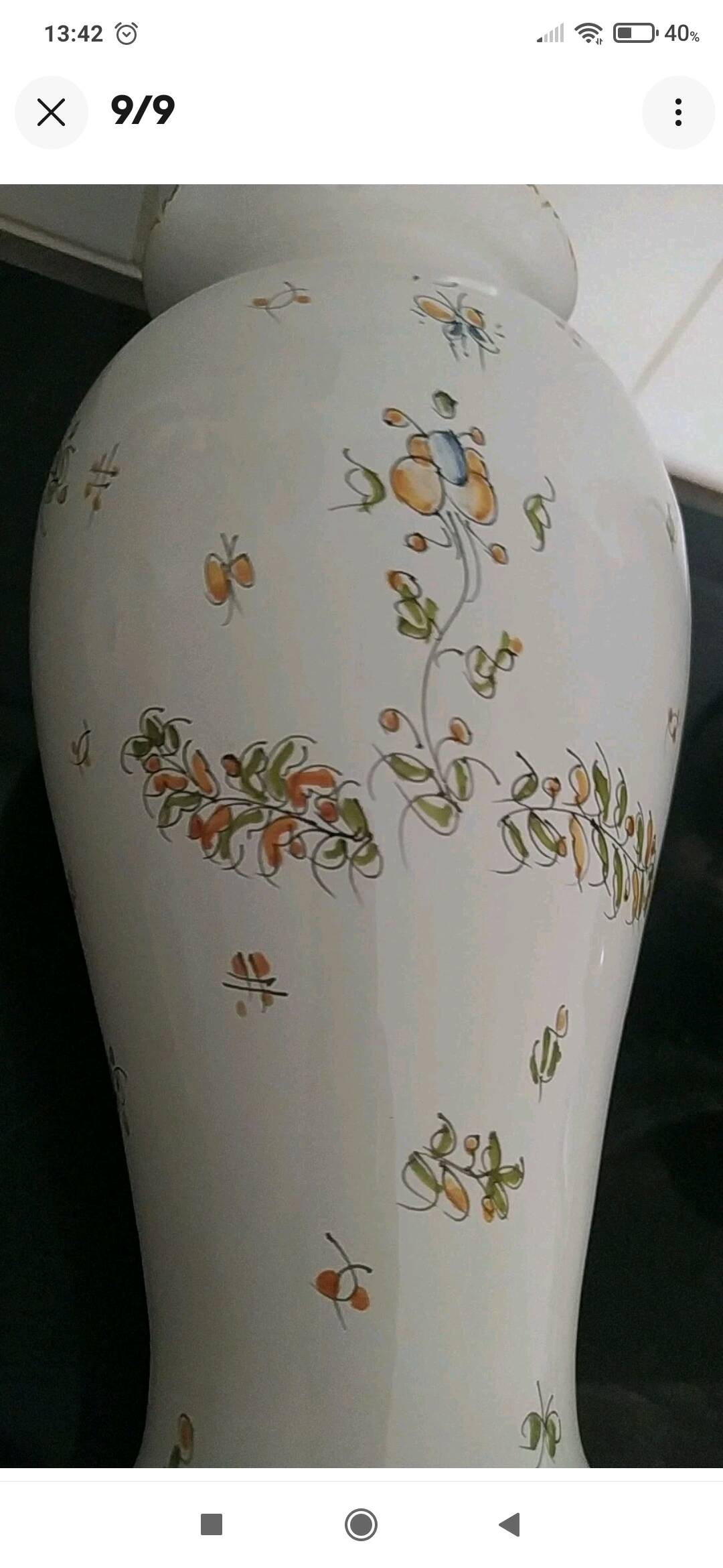 Moustiers vase 27cm