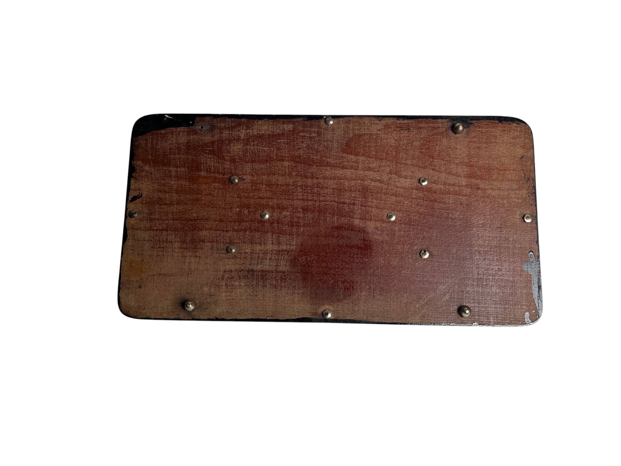 Art Deco, serving tray with glass ramekins for fish and shellfish from around 1940.