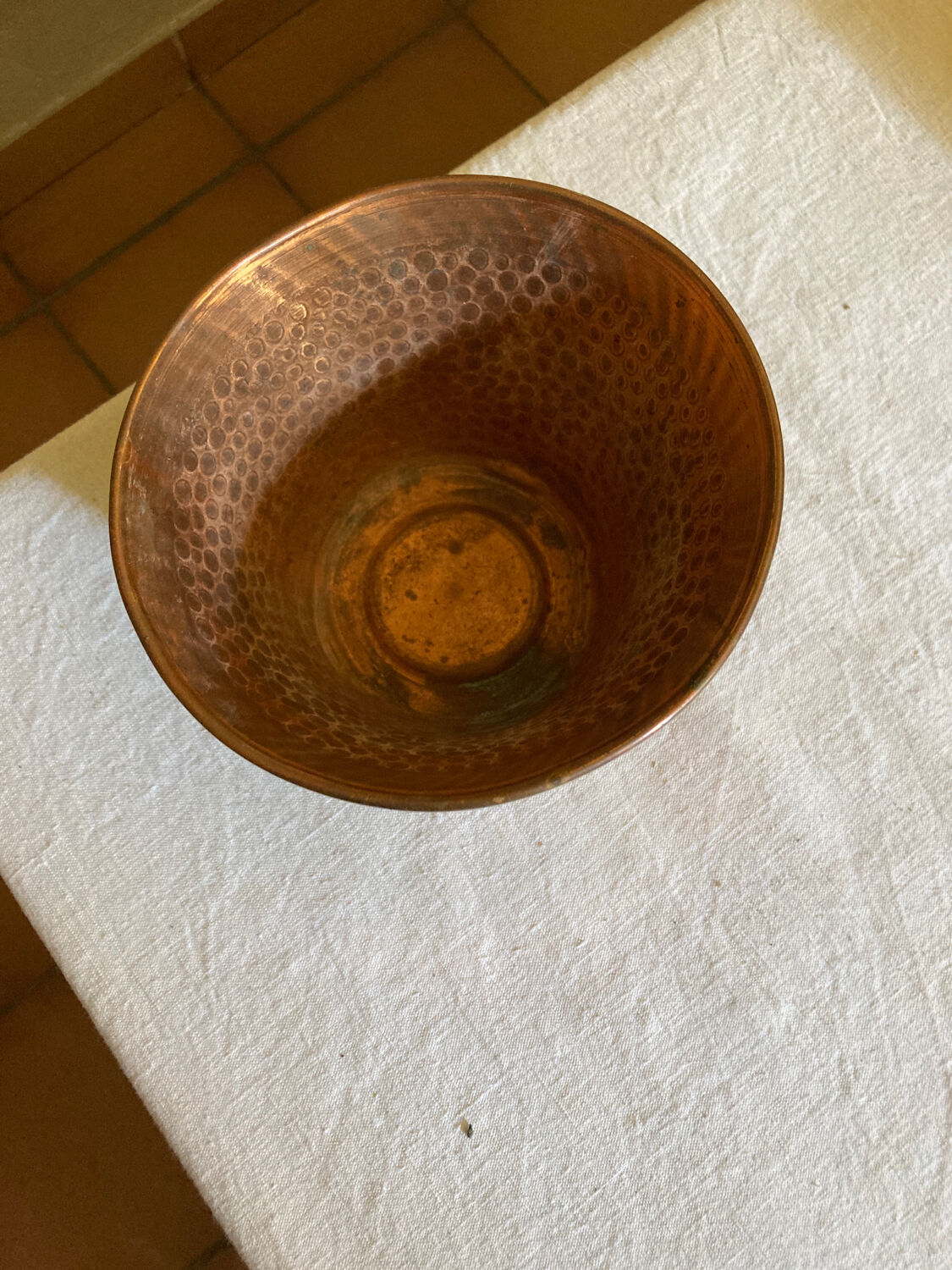 Copper pot cover