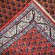 Vintage indian carpet seraband handmade 94cm x 194cm 1980s, 1c742