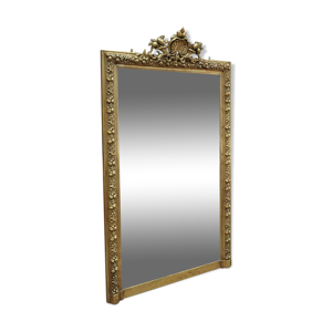 Miroir en bois doré