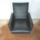 Black skai chair