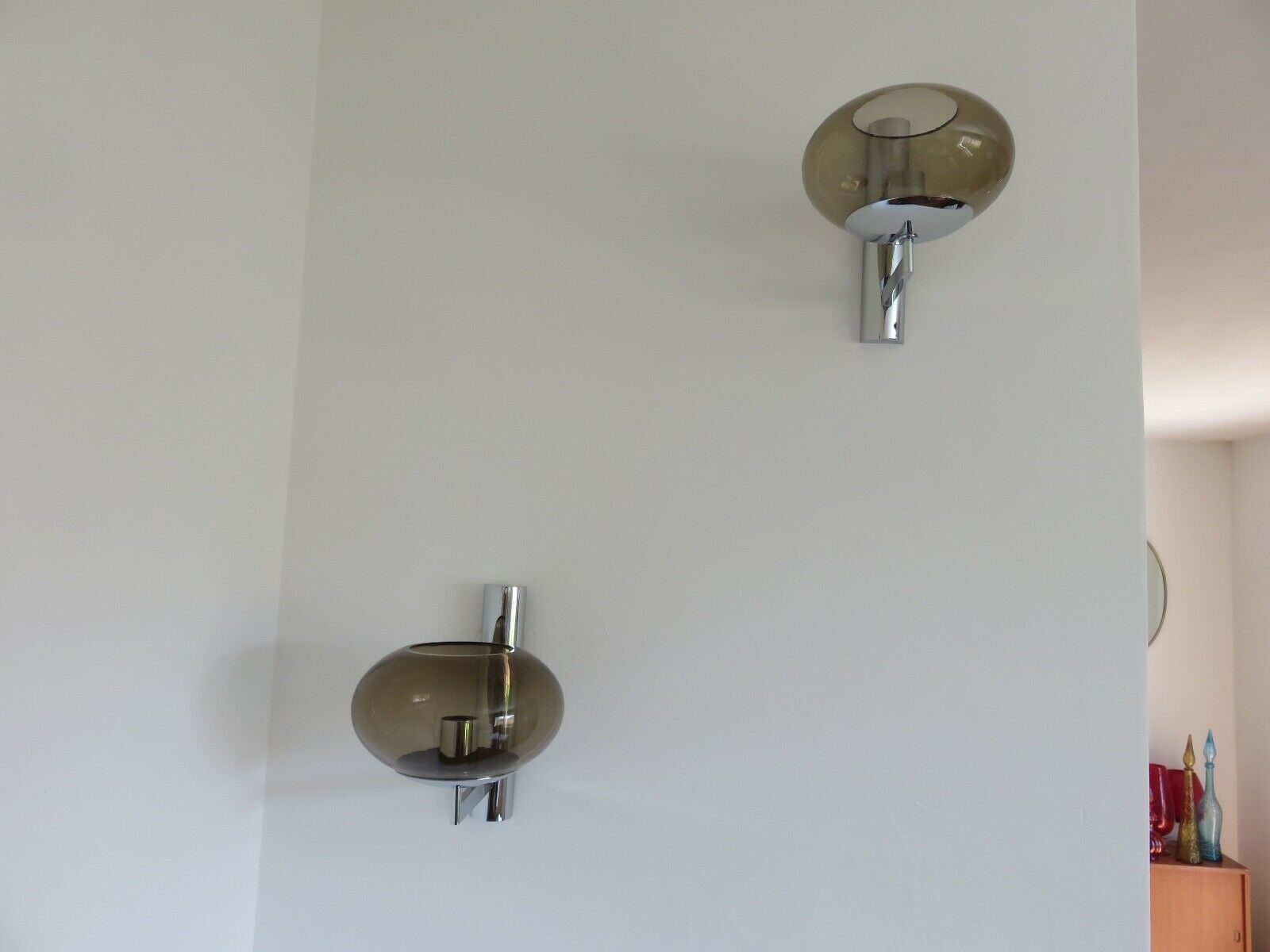 Pair of wall lamps by Maison Sciolari 1970