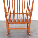 Oak ML33 Rocking Chair by Hans J. Wegner for A/S Mikael Laursen, 1950s