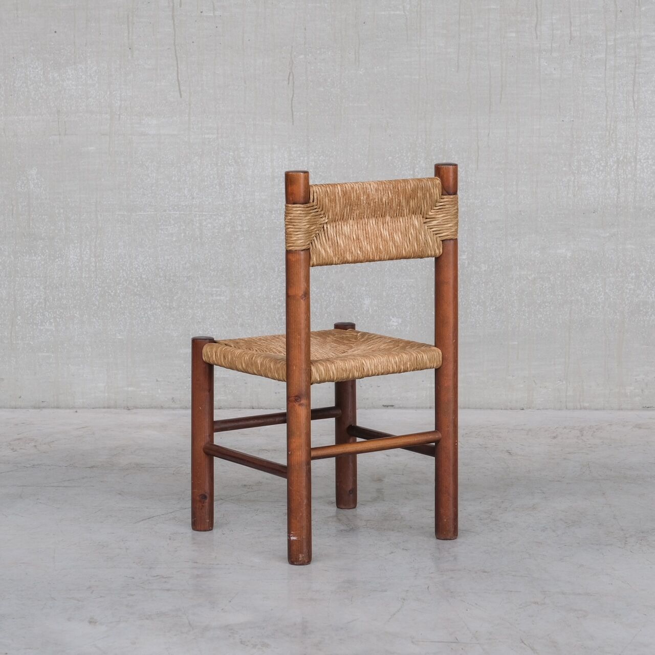 Set of six dining chairs