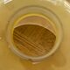 Lampshade globe art deco in old beige opaline glass