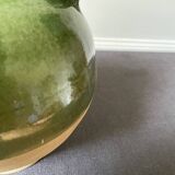 Green terracotta jar