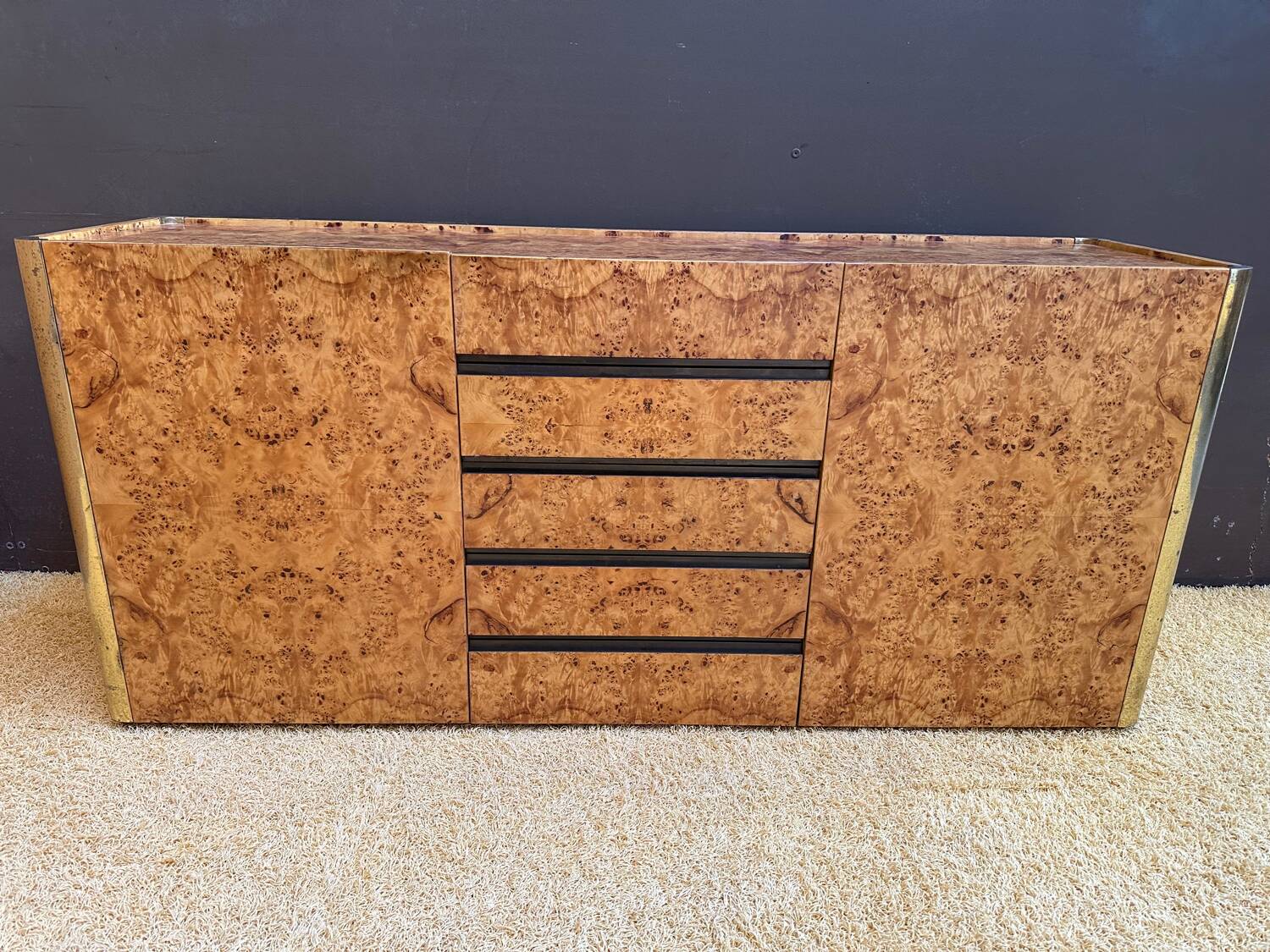 Enfilade by Willy Rizzo in elm wood.