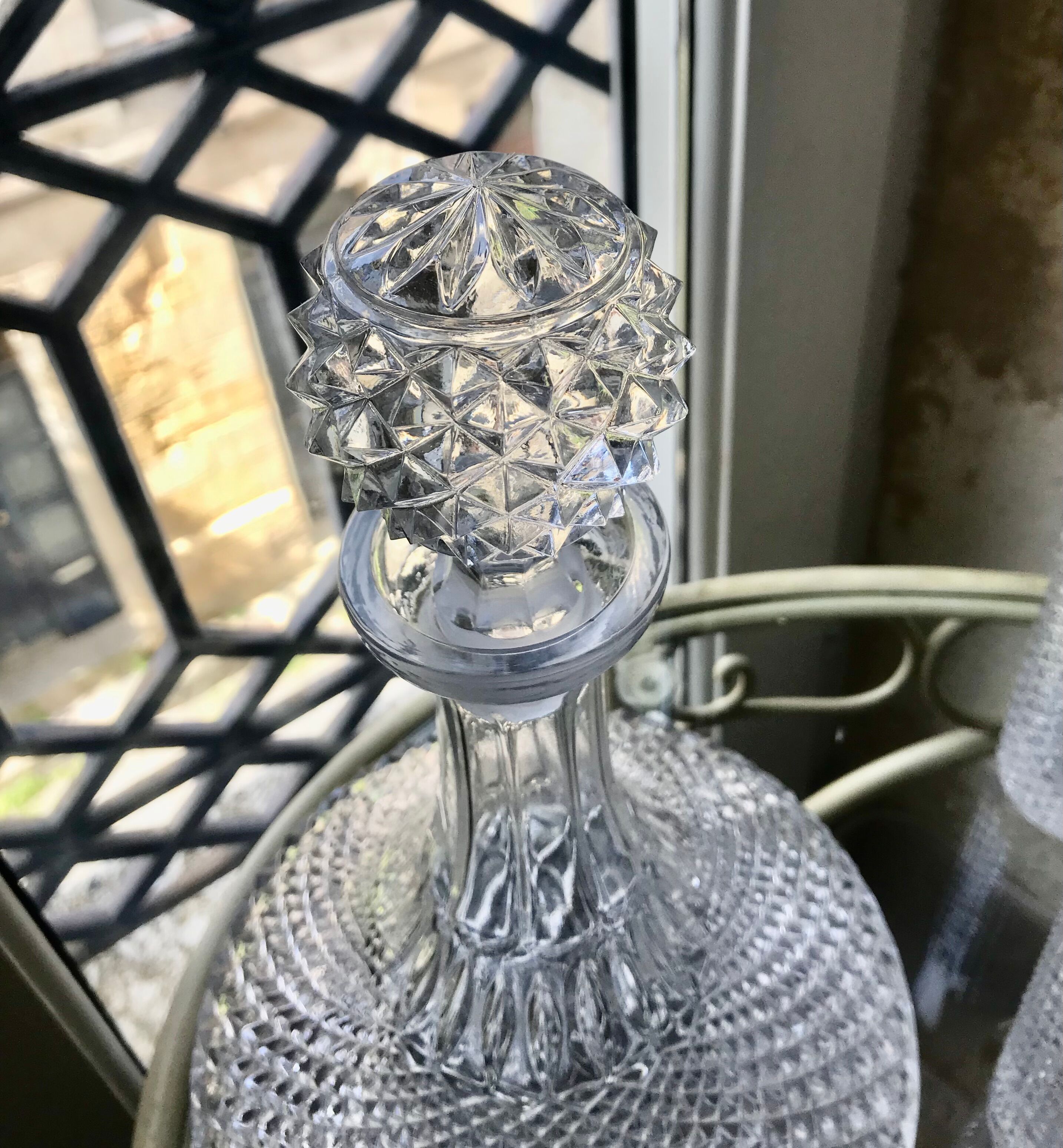 Premium quality boat decanter, 19th century