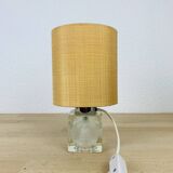 Murano glass cube lamp from the 70s