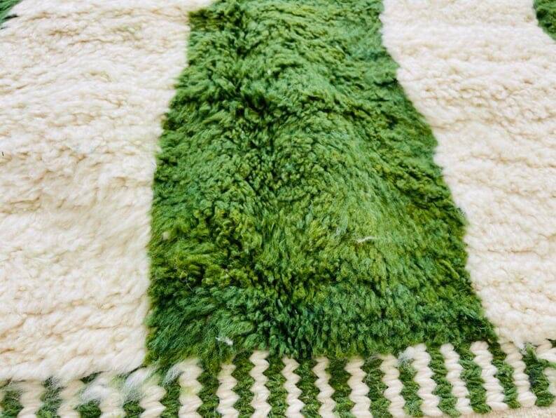 Traditional handmade pure wool Berber rug size 150 x 250 cm.